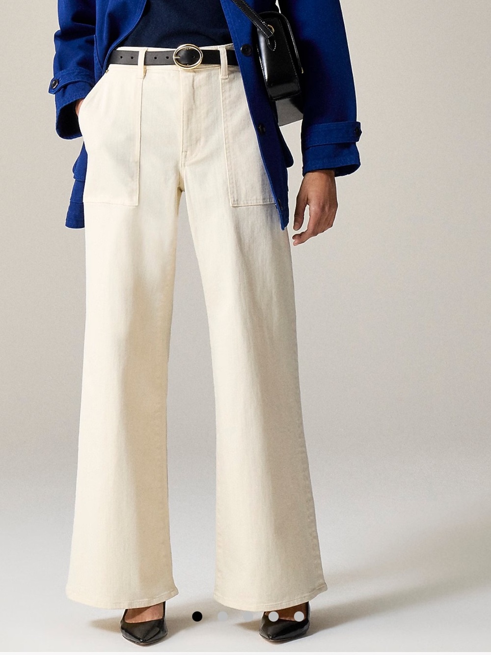 JCrew NWT TALL camp-pocket wide-leg jean size 26T